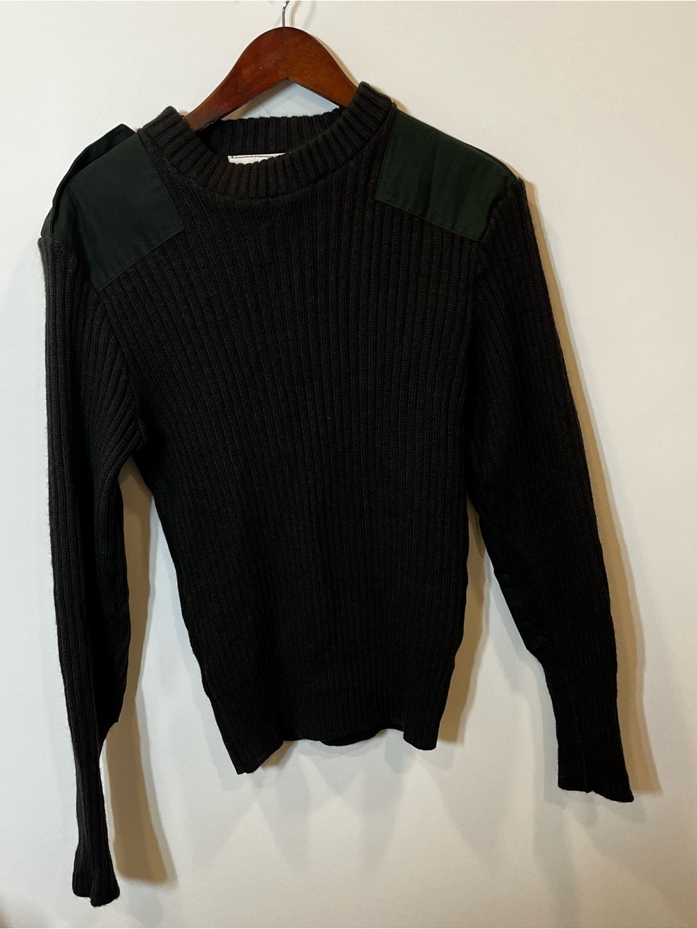 Vintage Military Wool Green Sweater (M) 1989